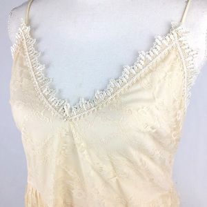 Maraislise Cream Dress Pleated Sparkle Sz S Party